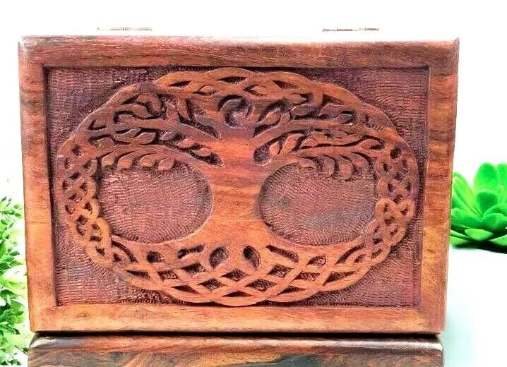 Wooden Engraved Jewellery Box