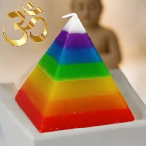 Chakras Pyramid Candle Spell