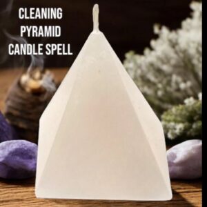 Cleaning Pyramid Candle Spell