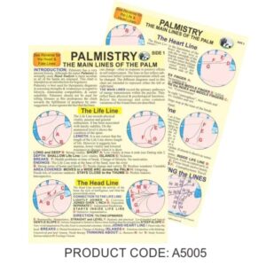 Palmistry Guide Chart  A5 