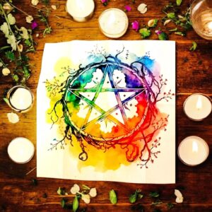 Pentacle Altar Cloth