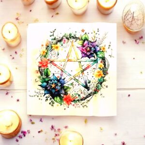 Pentacle Altar Cloth