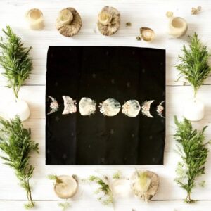 Moon Phases Altar Cloth